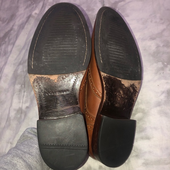 Cole Haan Wing-Tipped Lace Up Shoes - Picture 6 of 8